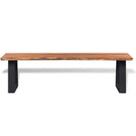 Tömör akácfa pad 145 cm 2