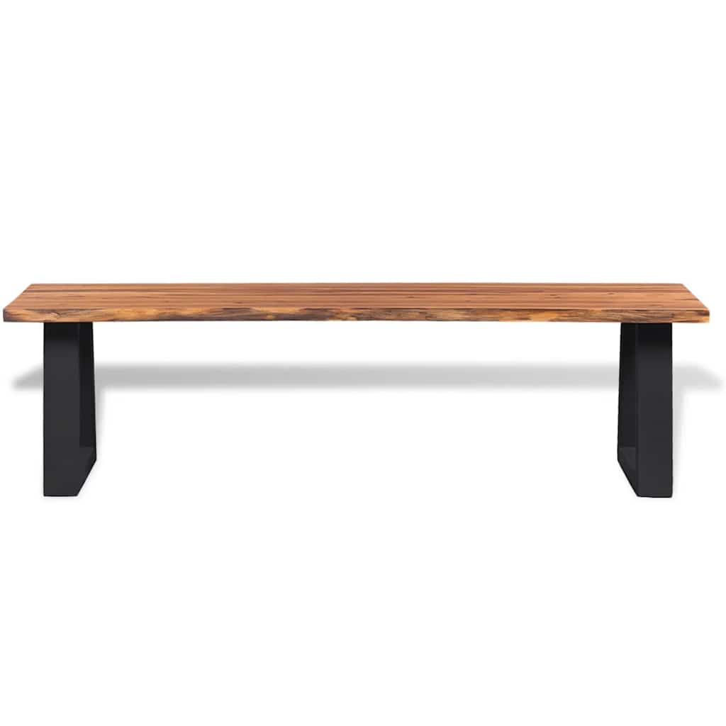 Tömör akácfa pad 145 cm 2