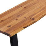 Tömör akácfa pad 145 cm 4