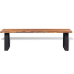 Tömör akácfa pad 160 cm 2