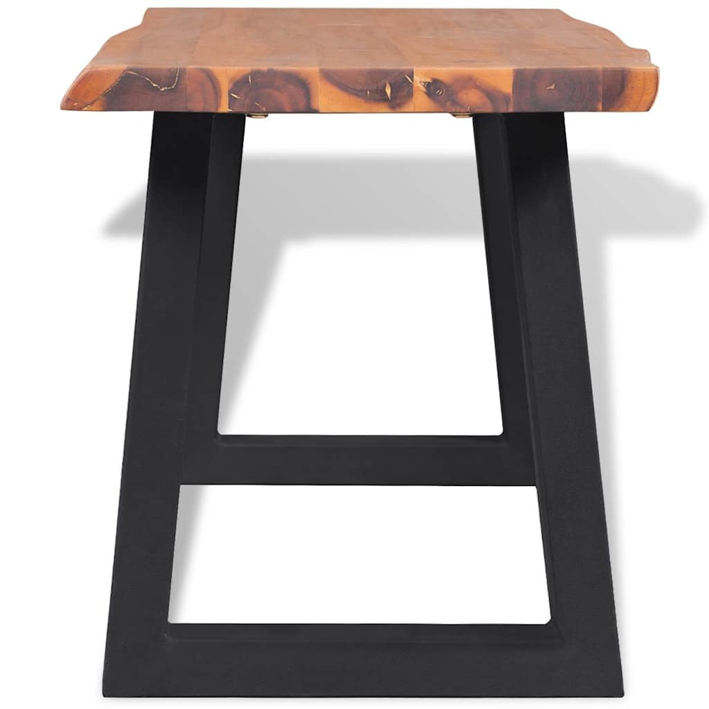 Tömör akácfa pad 160 cm 3