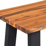Tömör akácfa pad 160 cm 5