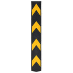 5 db fényvisszaverő gumi sarokélvédő 80 cm 2