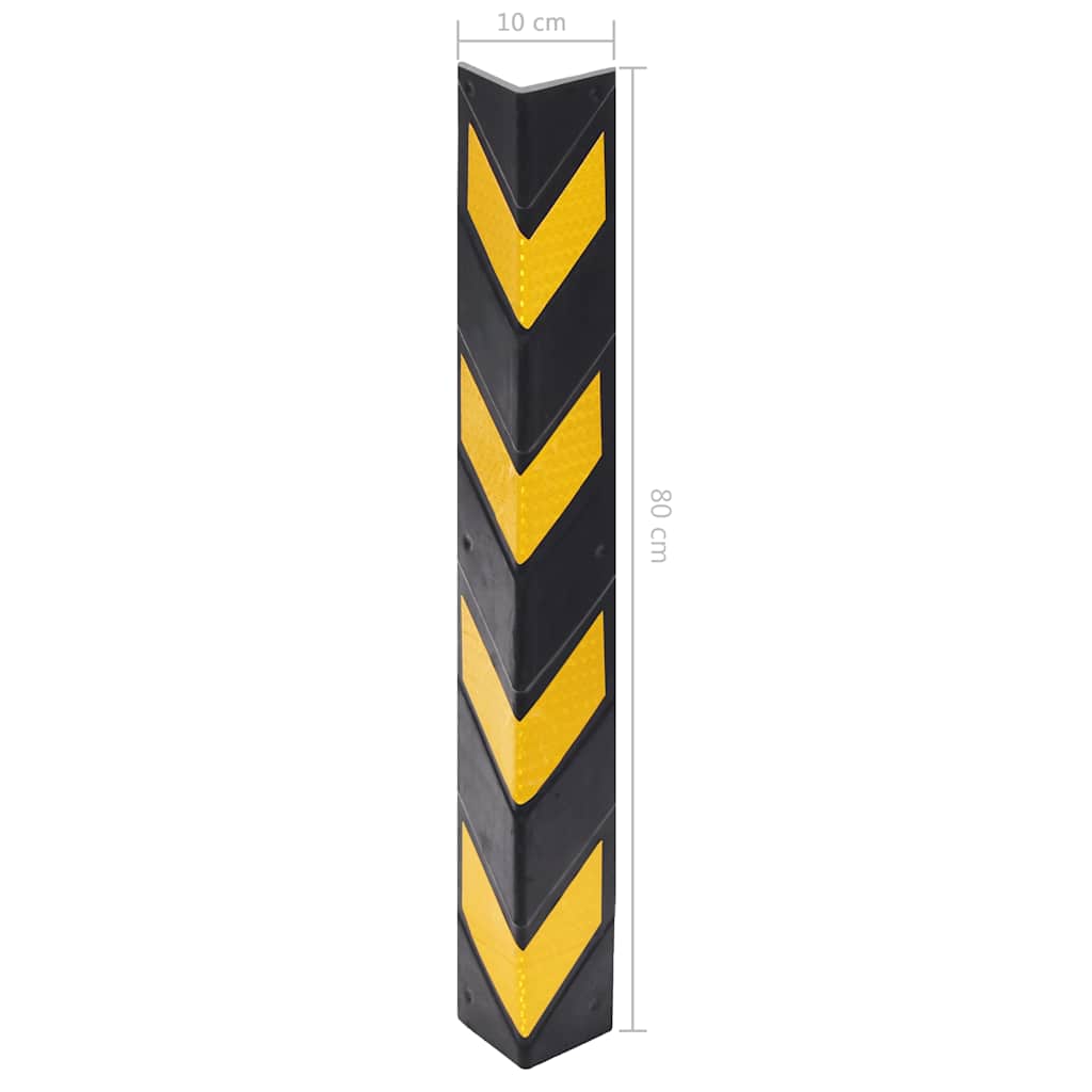 5 db fényvisszaverő gumi sarokélvédő 80 cm 5
