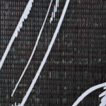 Fekete-fehér toll mintás paraván 228 x 170 cm 4