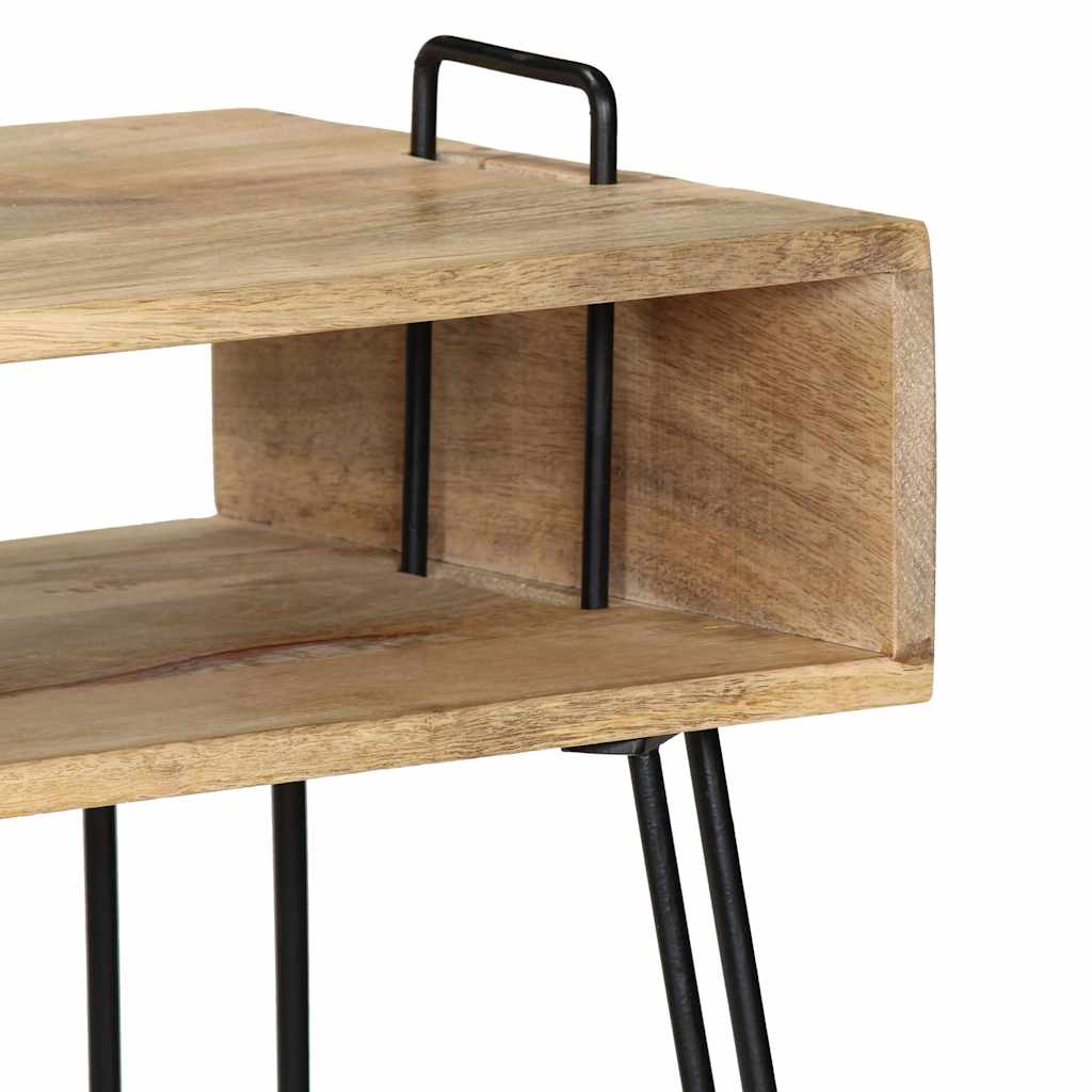 Tömör mangófa konzolasztal 115 x 35 x 76 cm 6