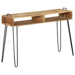 Tömör mangófa konzolasztal 115 x 35 x 76 cm 8