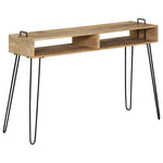 Tömör mangófa konzolasztal 115 x 35 x 76 cm 9