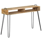 Tömör mangófa konzolasztal 115 x 35 x 76 cm 10