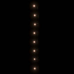 400 LED-es fényfüzér 8 meleg fehér világítási móddal 40 m 4