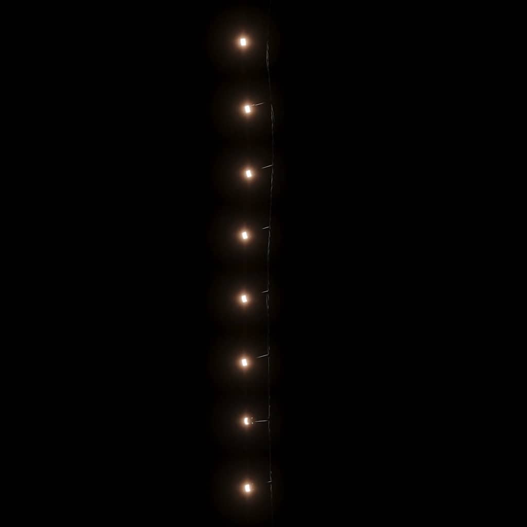 400 LED-es fényfüzér 8 meleg fehér világítási móddal 40 m 4