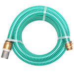 Zöld szívótömlő sárgaréz csatlakozókkal 3 m 25 mm