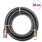 Fekete szívótömlő sárgaréz csatlakozókkal 10 m 25 mm 8