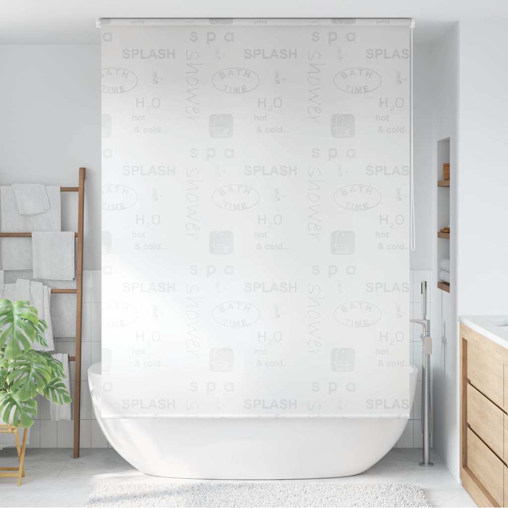 Fröcskölt mintás zuhanyroló 140 x 240 cm