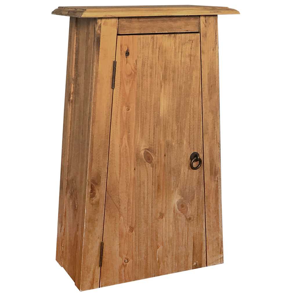 Tömör újrahasznosított fenyőfa faliszekrény 42 x 23 x 70 cm