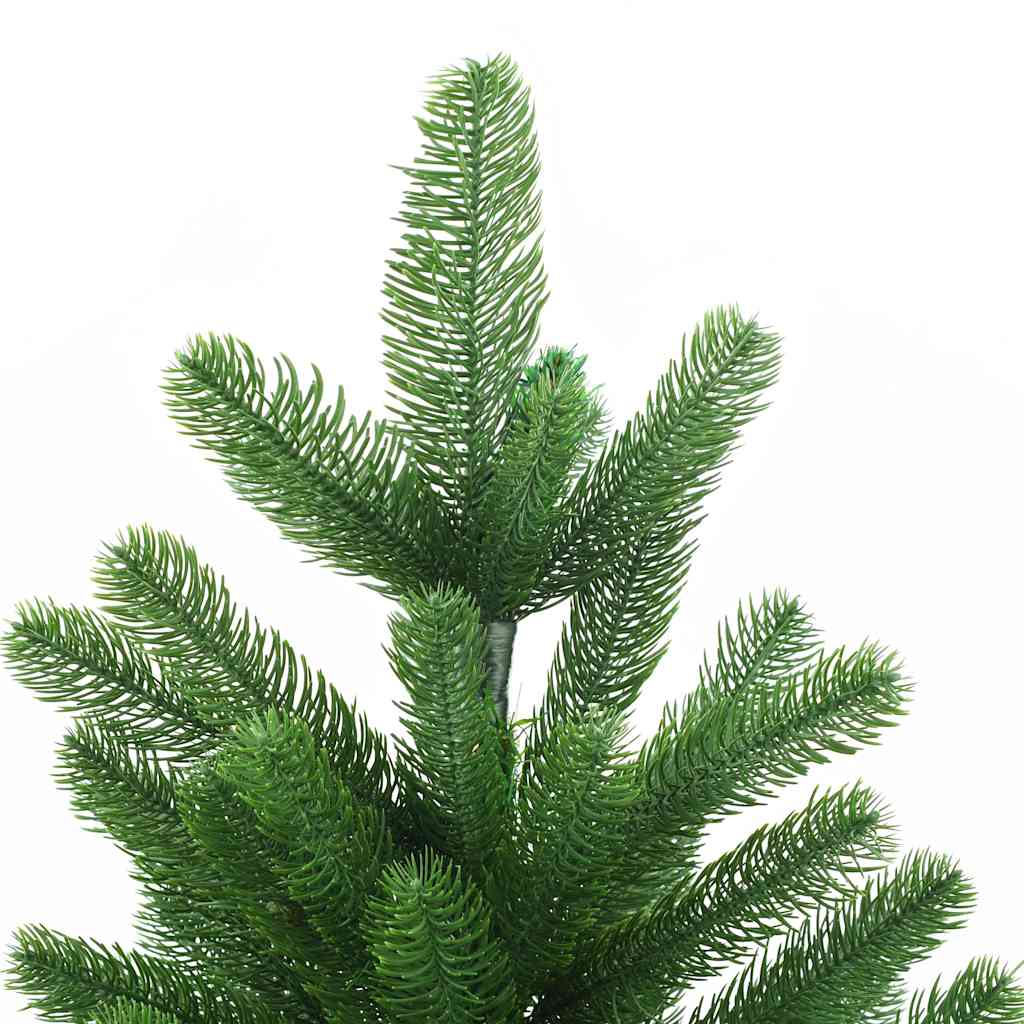 Zöld műkarácsonyfa élethű tűlevelekkel 150 cm 4