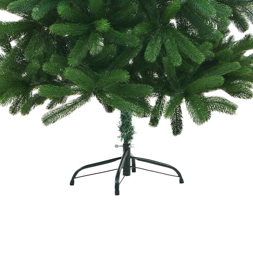 Zöld műkarácsonyfa élethű tűlevelekkel 150 cm 7