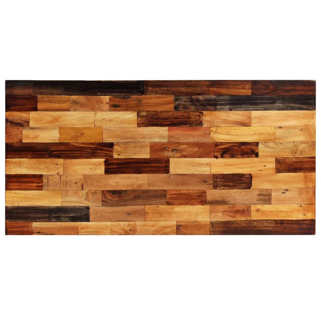 Újrahasznosított tömör fa bárasztal 120 x 60 x 106 cm 2