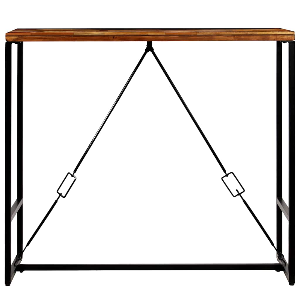Újrahasznosított tömör fa bárasztal 120 x 60 x 106 cm 3