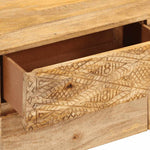 Tömör mangófa TV-szekrény 110 x 30 x 40 cm 6