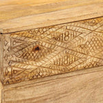 Tömör mangófa TV-szekrény 110 x 30 x 40 cm 7