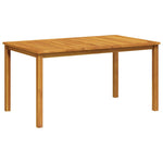 Tömör akácfa kerti asztal 150 x 90 x 74 cm 2