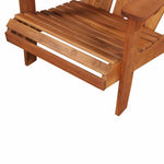 Tömör akácfa kerti Adirondack szék lábtartóval 5