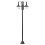 Bronzszínű 3-égős alumínium kerti állólámpa, E27, 220 cm 2