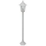 6 db fehér alumínium kerti állólámpa, E27, 110 cm 2