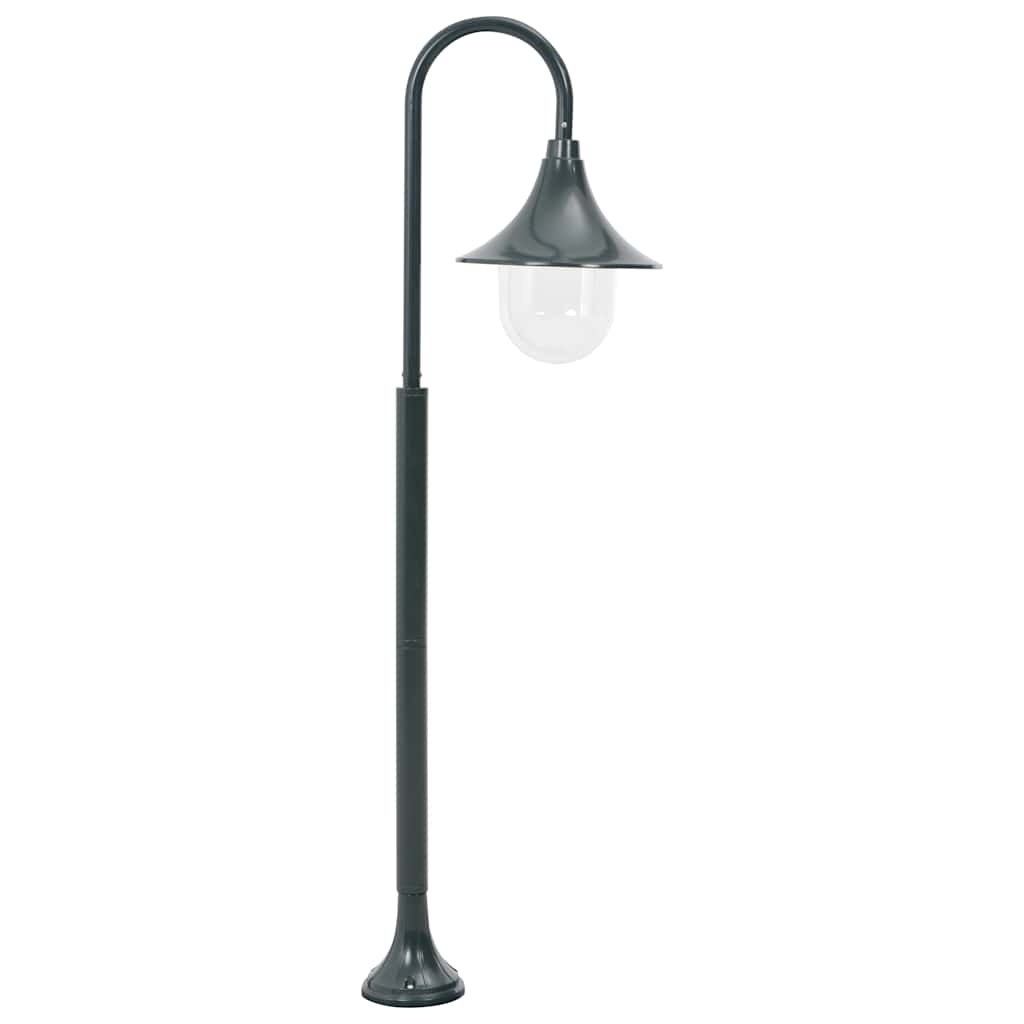 Sötétzöld alumínium kerti állólámpa, E27, 120 cm 2
