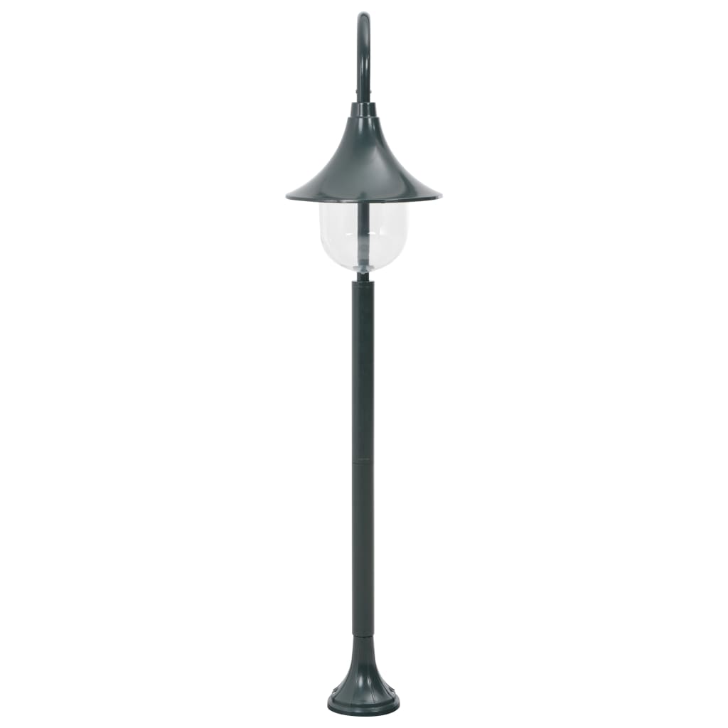 Sötétzöld alumínium kerti állólámpa, E27, 120 cm 3