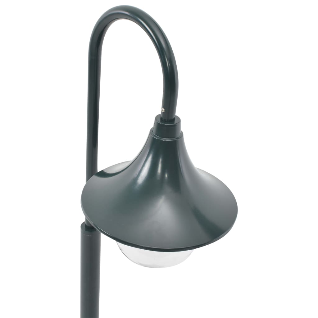 Sötétzöld alumínium kerti állólámpa, E27, 120 cm 5