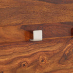 Tömör akácfából fogas 118 x 40 cm 2