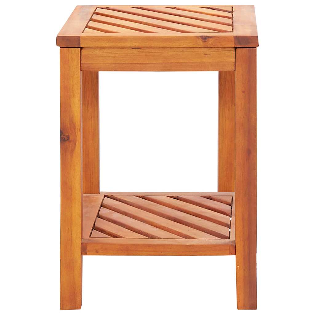 Tömör akácfa kisasztal 45 x 33 x 45 cm 3