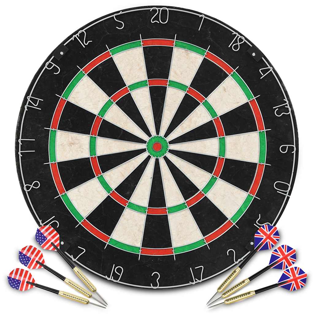 Szizál professzionális darts tábla 6 nyíllal és tábla védővel 2