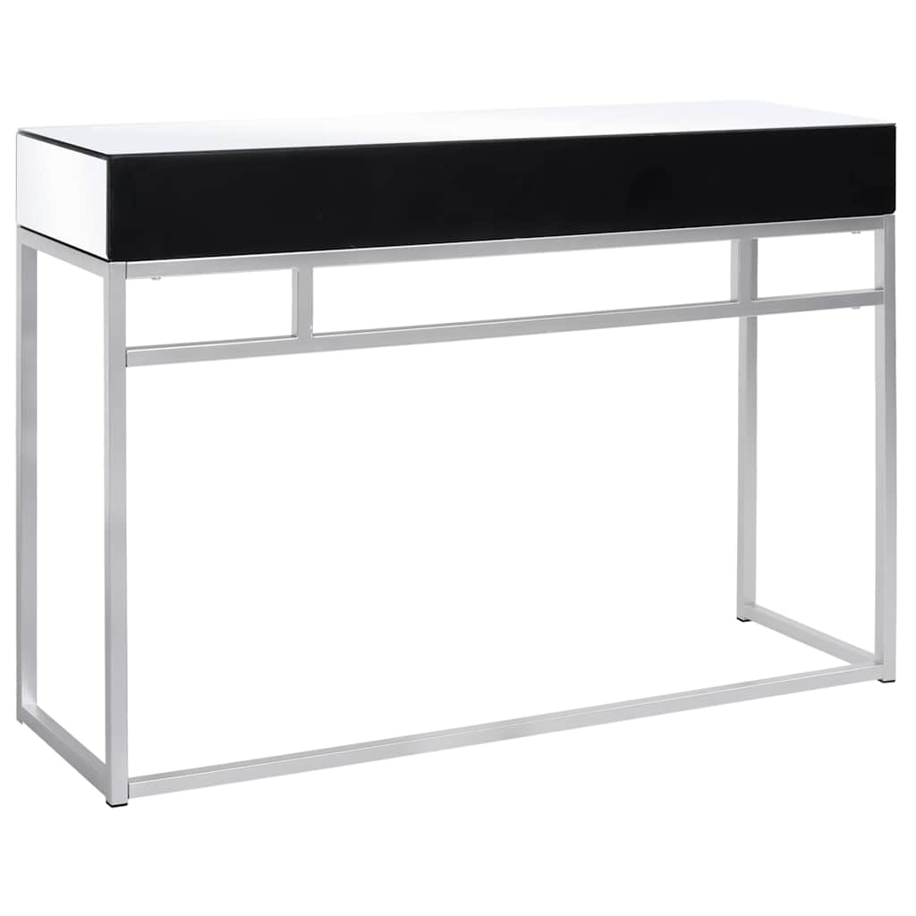 Tükrös konzolasztal acélból és üvegből 107 x 33 x 77 cm 5