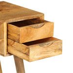 Tömör mangófa íróasztal 115 x 47 x 76 cm 7