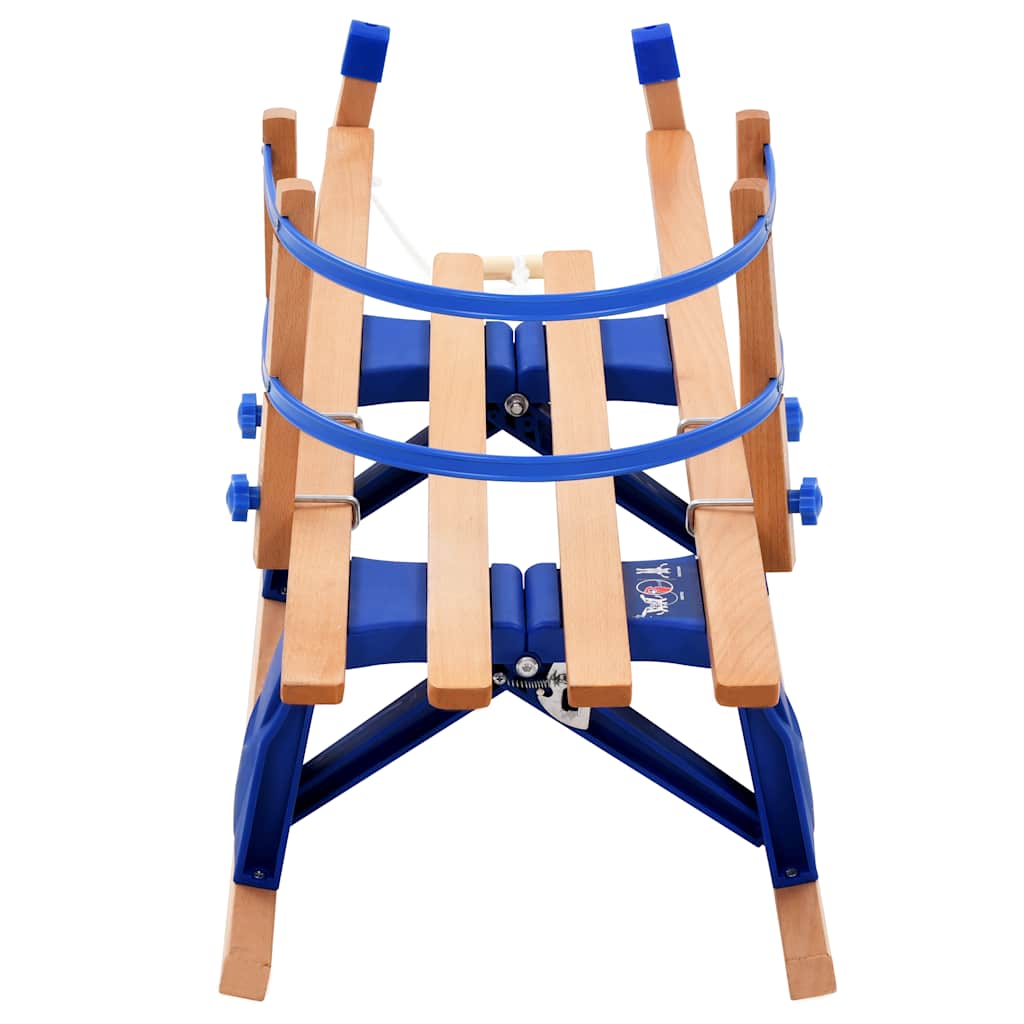 Összecsukható faszánkó háttámlával 119 cm 5