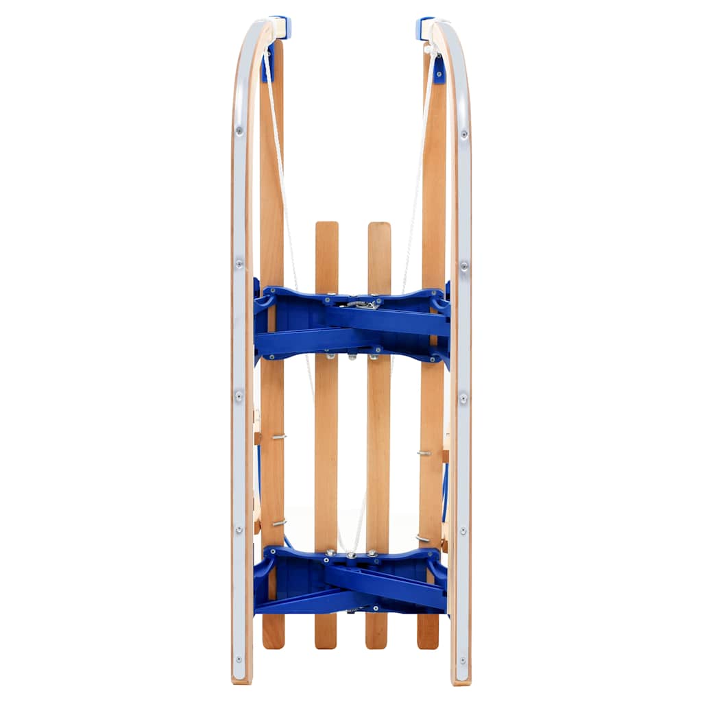 Összecsukható faszánkó háttámlával 119 cm 10