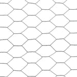 Szürke PVC-bevonatú acél csirkeháló drótkerítés 25 x 0,5 m 4