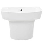 vidaXL Mosdó Fehér 50 x 45 x 41 cm Zöldített Cserép (3)