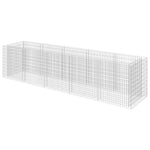 Horganyozott acél gabion magaságyás 450 x 90 x 100 cm 2