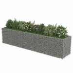 Horganyozott acél gabion magaságyás 450 x 90 x 100 cm 3