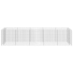 Horganyozott acél gabion magaságyás 450 x 90 x 100 cm 4