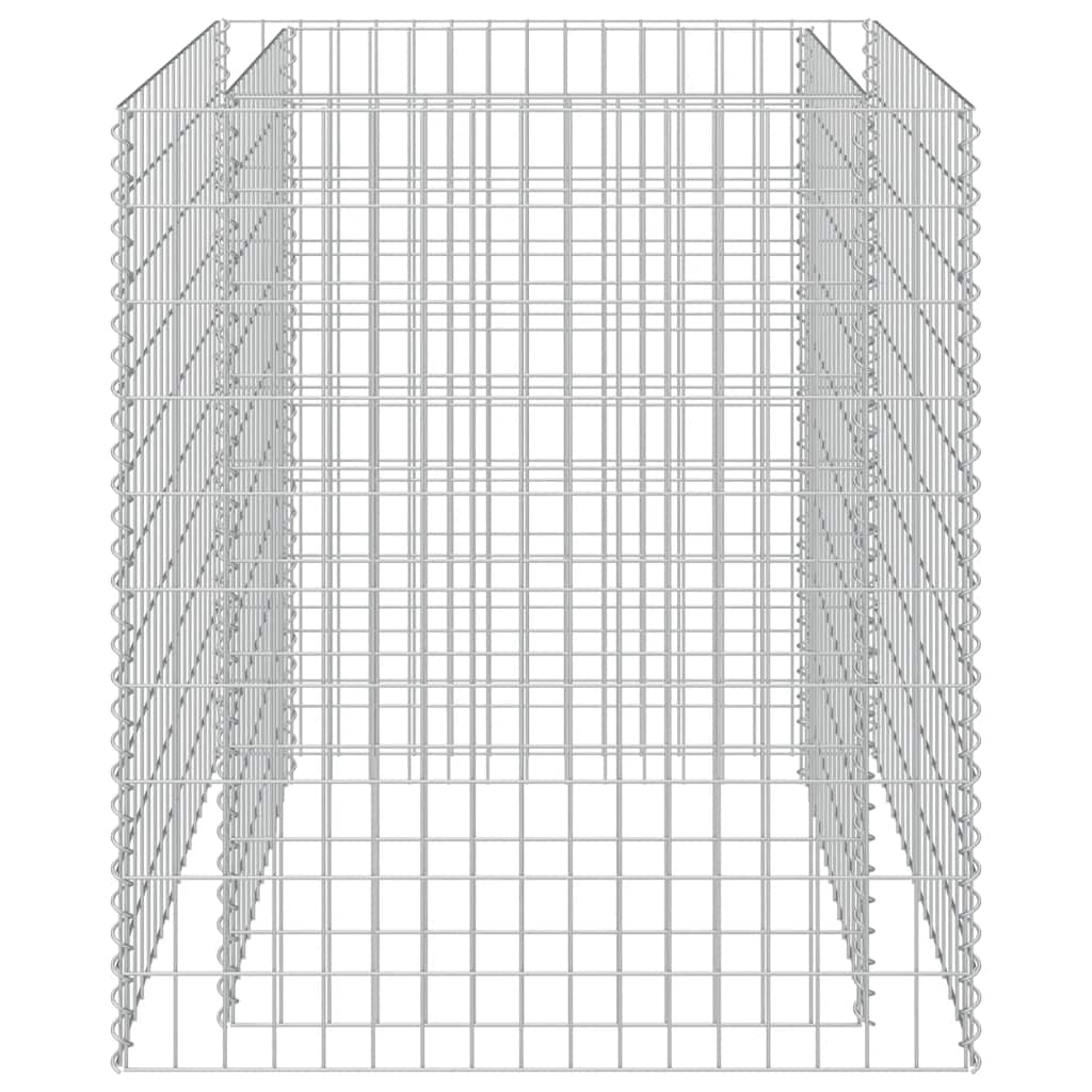 Horganyzott acél gabion magaságyás 90 x 90 x 100 cm 2