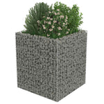 Horganyzott acél gabion magaságyás 90 x 90 x 100 cm 4