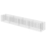 Horganyzott acél gabion magaságyás 360 x 50 x 50 cm 2