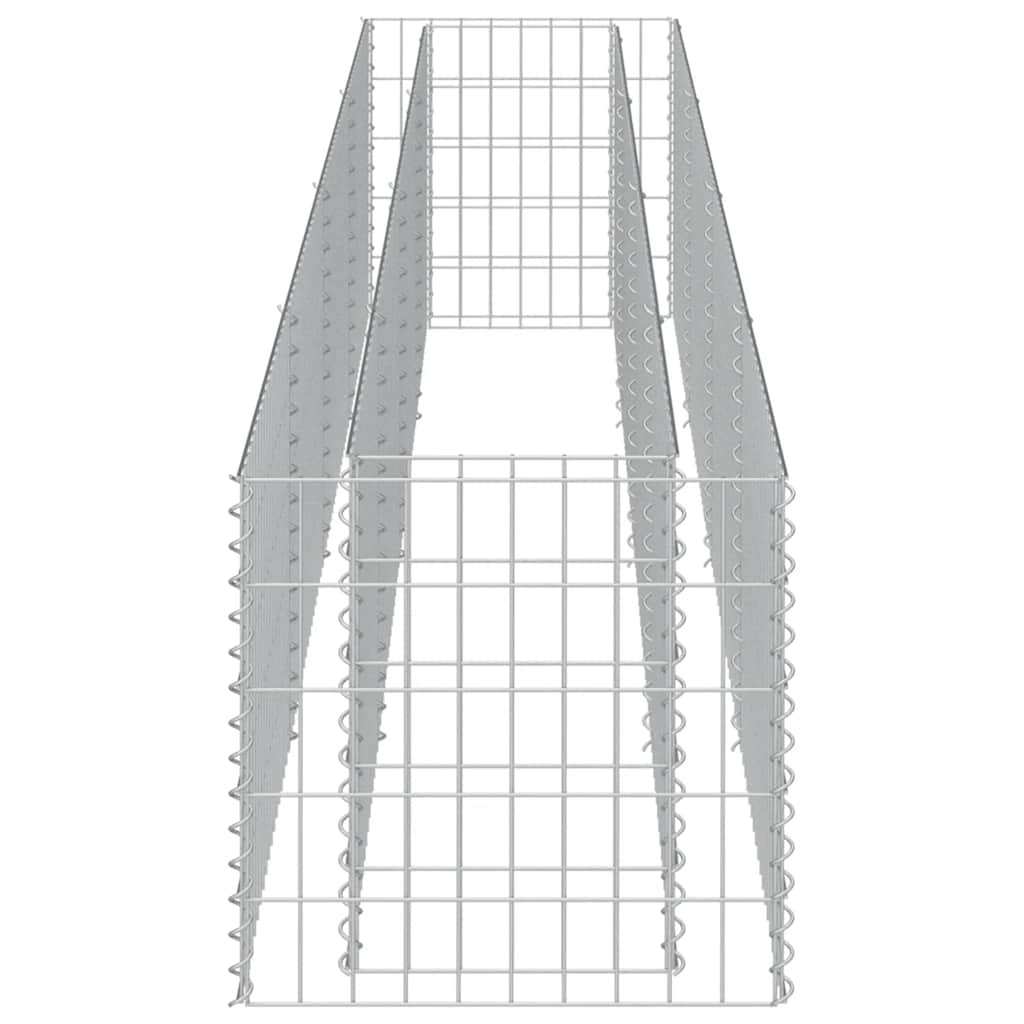 Horganyzott acél gabion magaságyás 360 x 50 x 50 cm 6