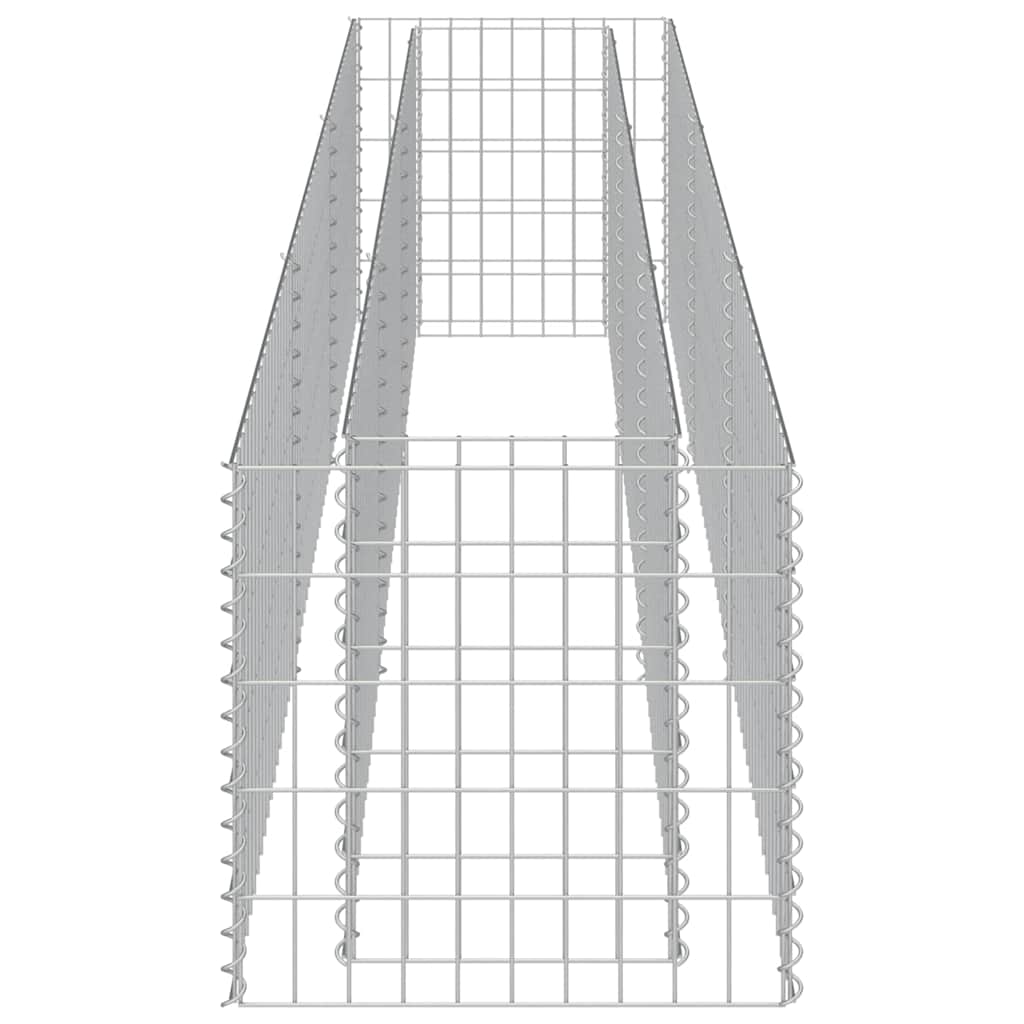 Horganyzott acél gabion magaságyás 270 x 50 x 50 cm 6