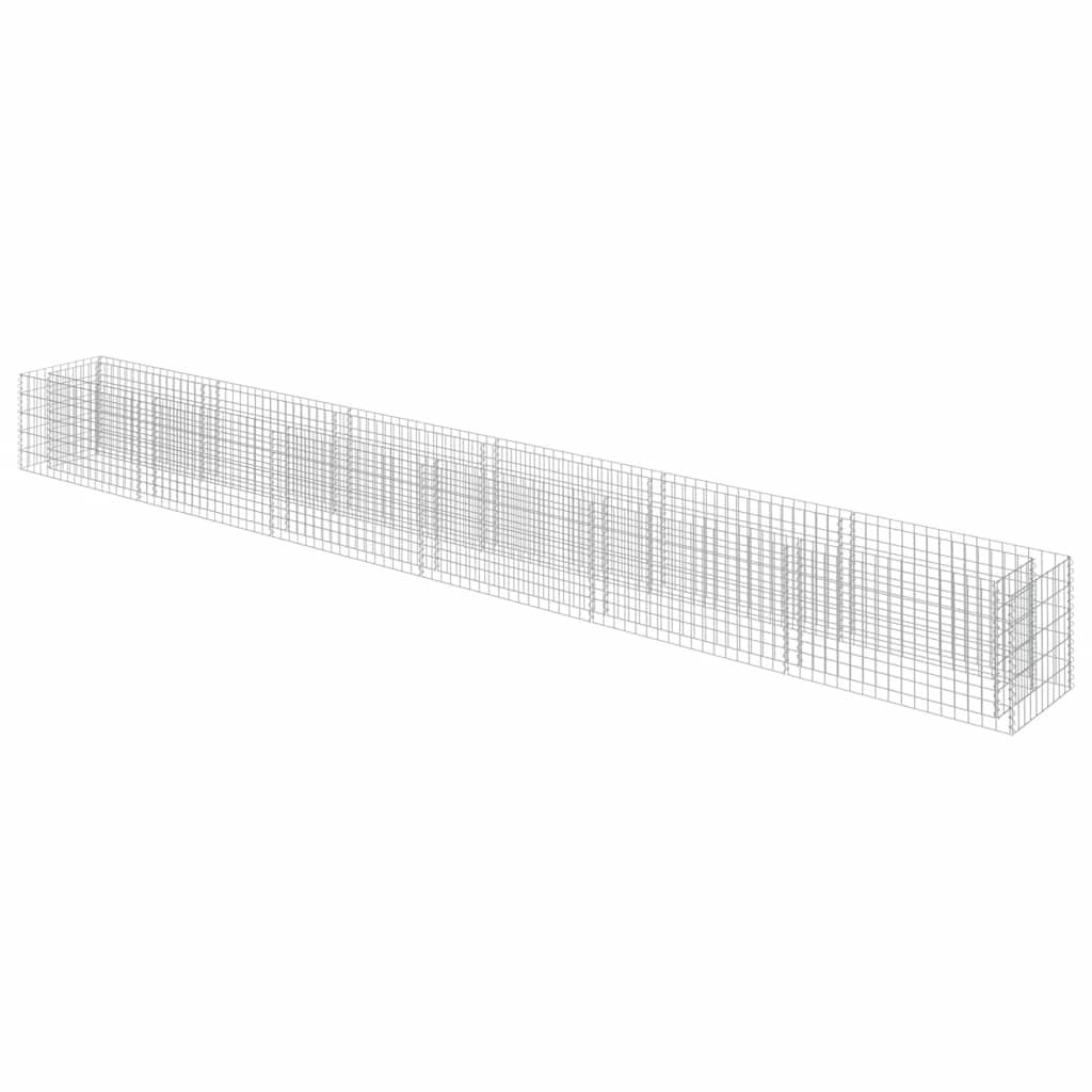 Horganyzott acél gabion magaságyás 540 x 50 x 50 cm 2